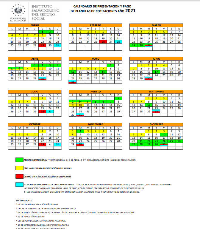 Calendario De Pagos Issfam 2018 / Check spelling or type a